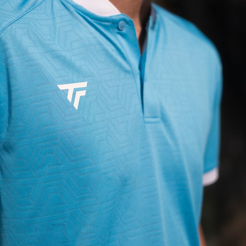 Pánske tenisové polo tričko Tecnifibre Team Mesh azur 7