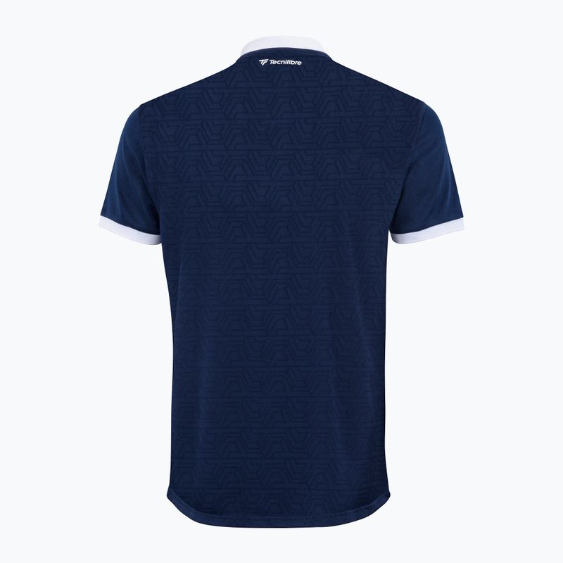 Pánske tenisové polo tričko Tecnifibre Team Mesh navy blue 22MEPOMA32 3