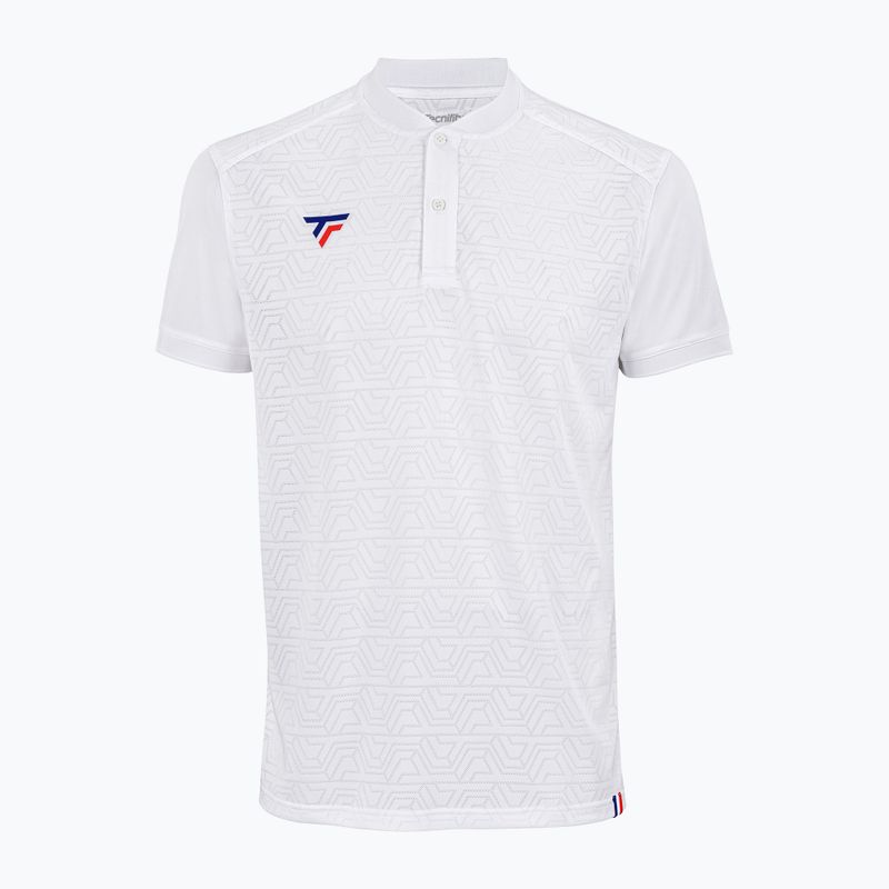 Pánske tenisové polo tričko Tecnifibre Team Mesh white 22MEPOWH34 2