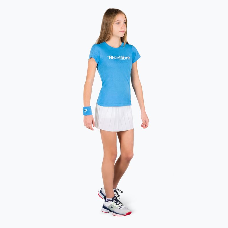 Dámske tričko Tecnifibre Team Cotton Tee azur 2