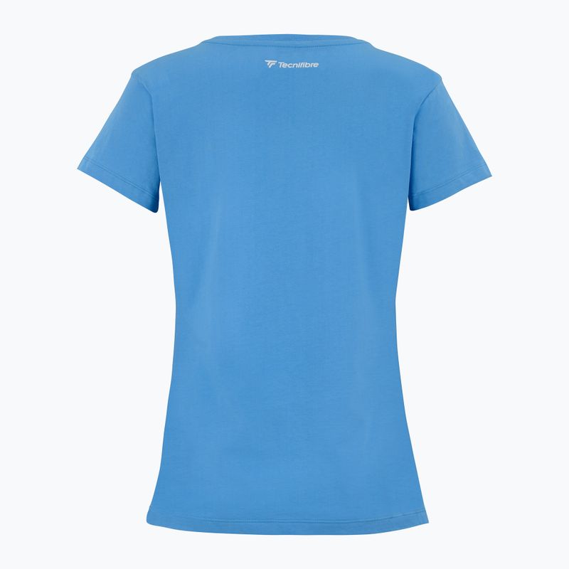 Dámske tričko Tecnifibre Team Cotton Tee azur 4