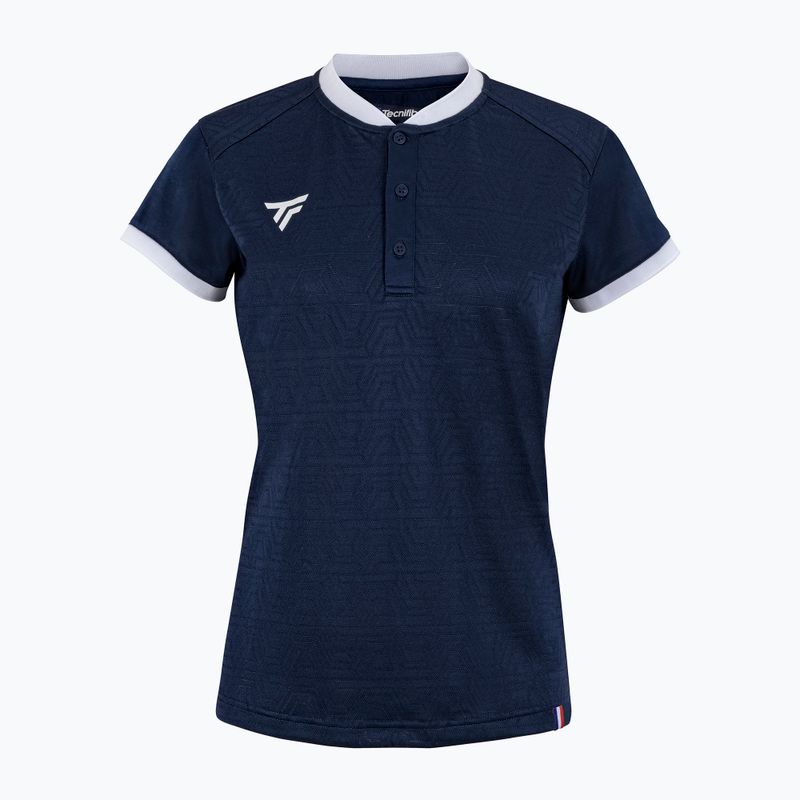 Dámske tenisové polo tričko Tecnifibre Team Mesh navy blue 22WMEPOM31