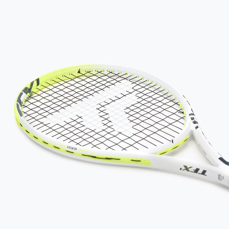 Tenisová raketa Tecnifibre TF-X1 V2 255 biela/žltá 5