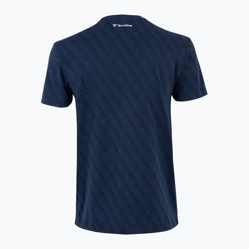 Pánske tenisové tričko Tecnifibre Graphic Tee Stretch navy 4