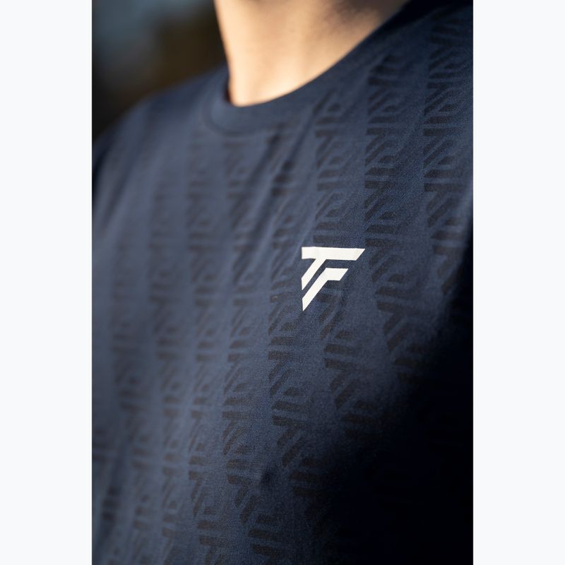 Pánske tenisové tričko Tecnifibre Graphic Tee Stretch navy 5