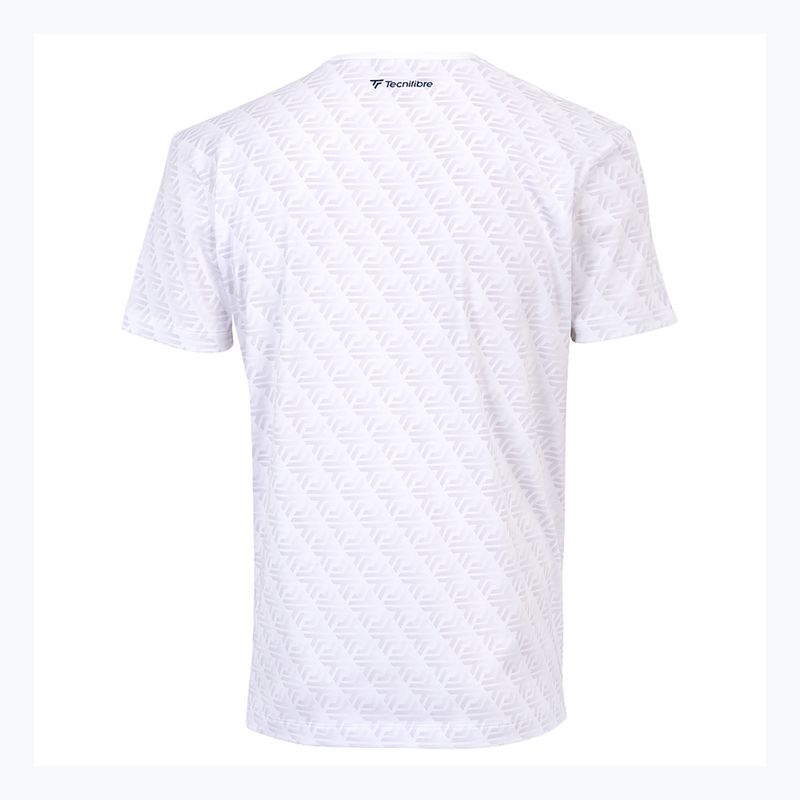 Pánske tenisové tričko Tecnifibre Graphic Tee Stretch white 4