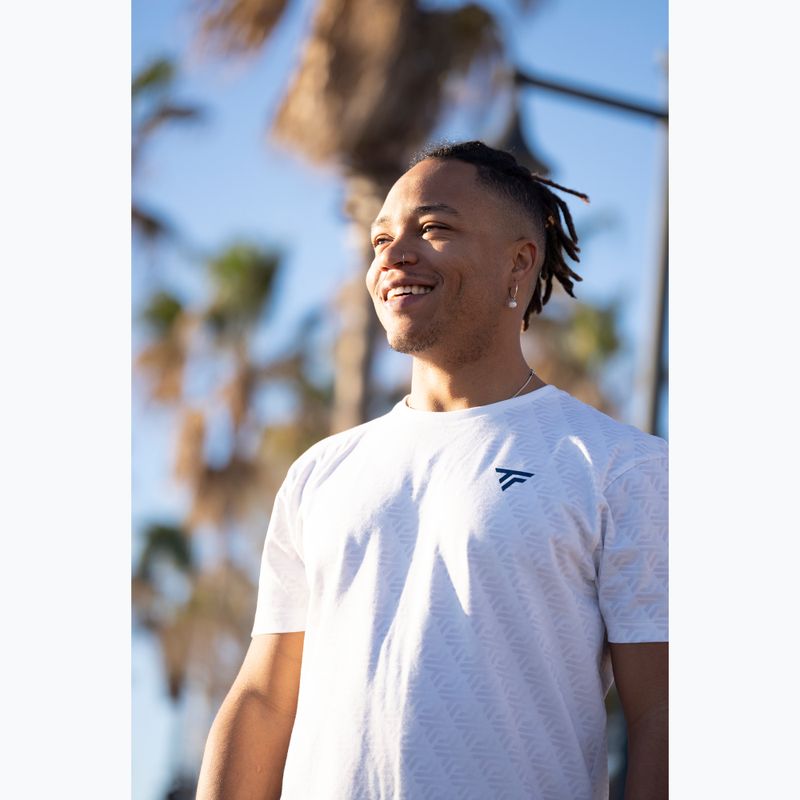 Pánske tenisové tričko Tecnifibre Graphic Tee Stretch white 5