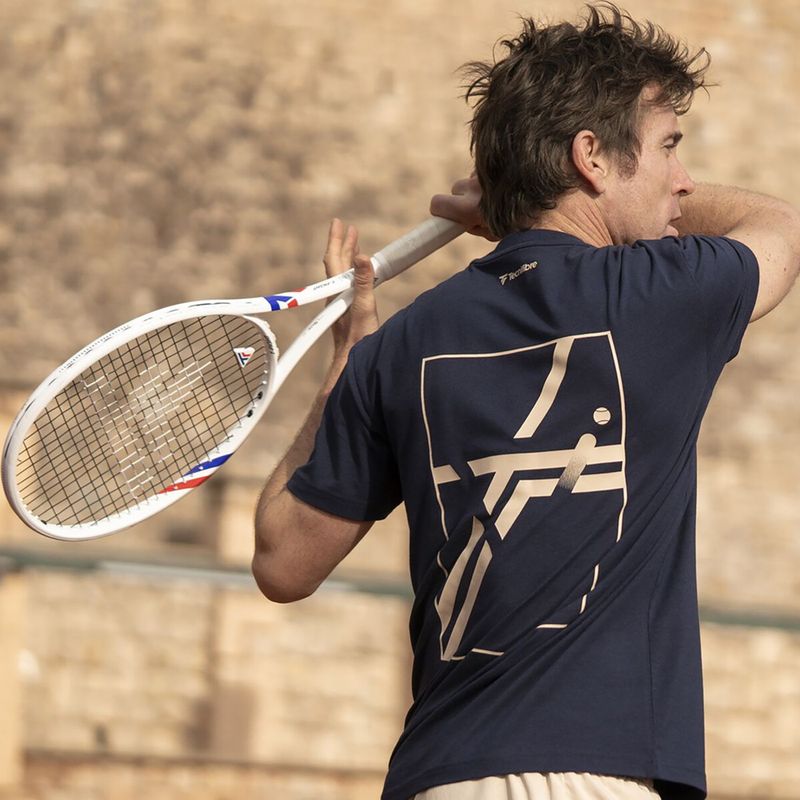 Pánske tričko Tecnifibre Graphic Tee navy 6