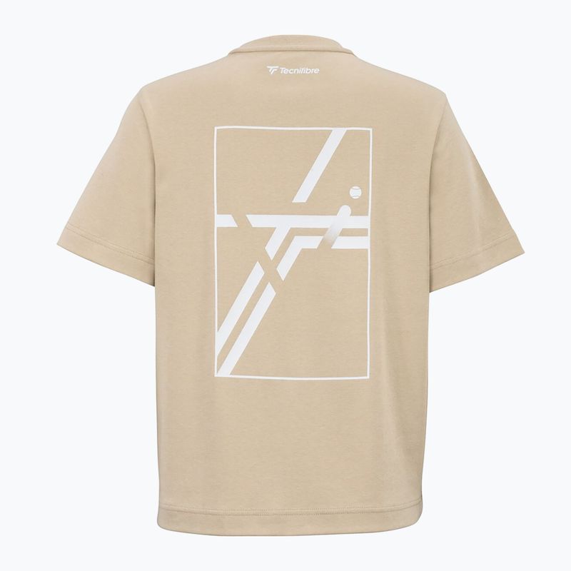 Dámske tričko Tecnifibre Graphic Tee W sand 5