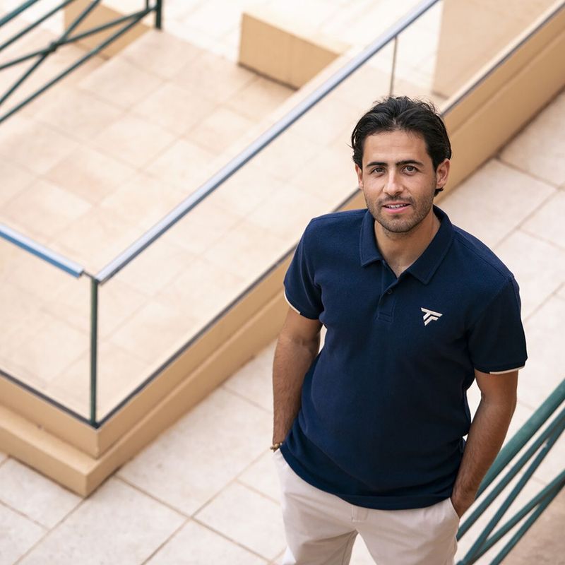 Pánske polo tričko Tecnifibre Polo Pique navy 7