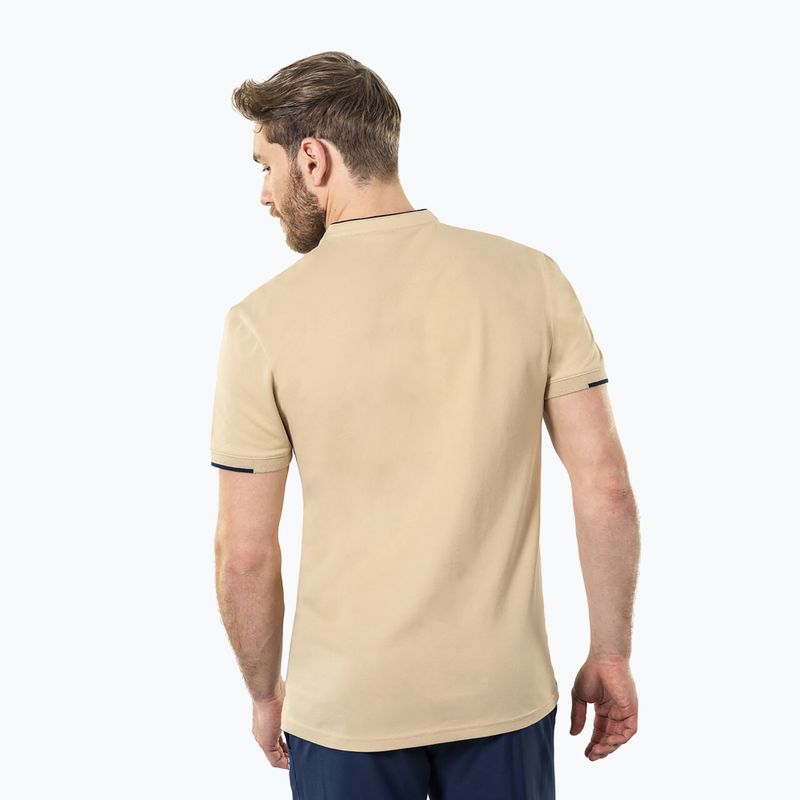 Pánske polo tričko Tecnifibre Polo Pique sand 3