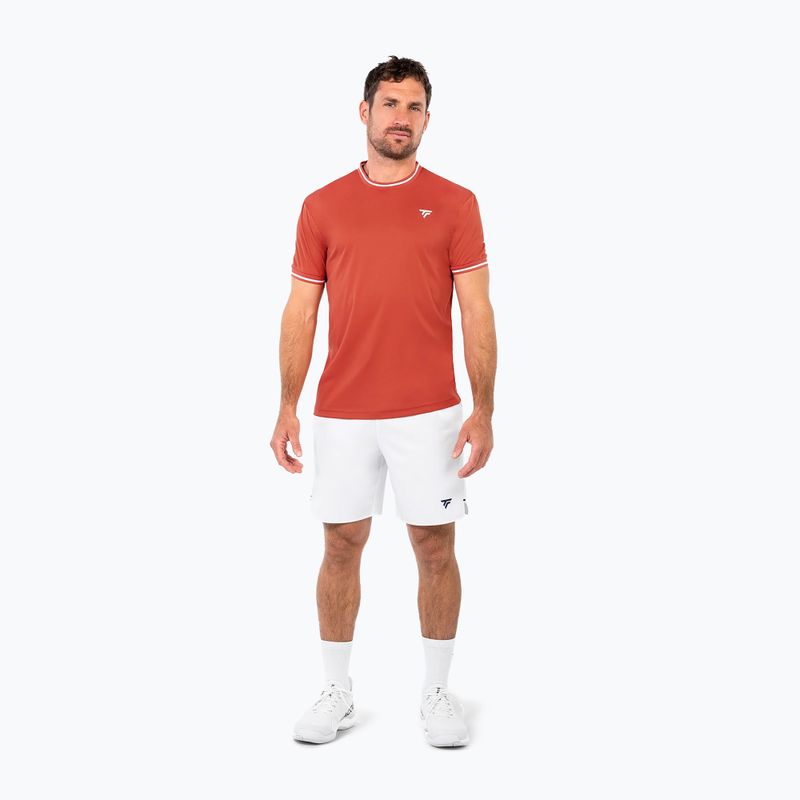 Pánske tenisové tričko Tecnifibre Team Tech terracotta 2