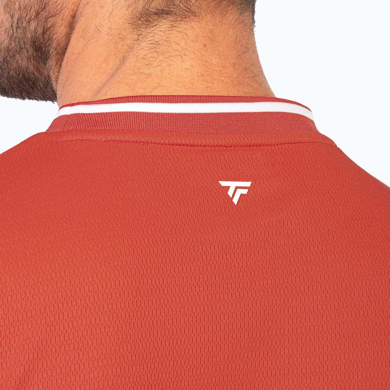 Pánske tenisové tričko Tecnifibre Team Tech terracotta 3