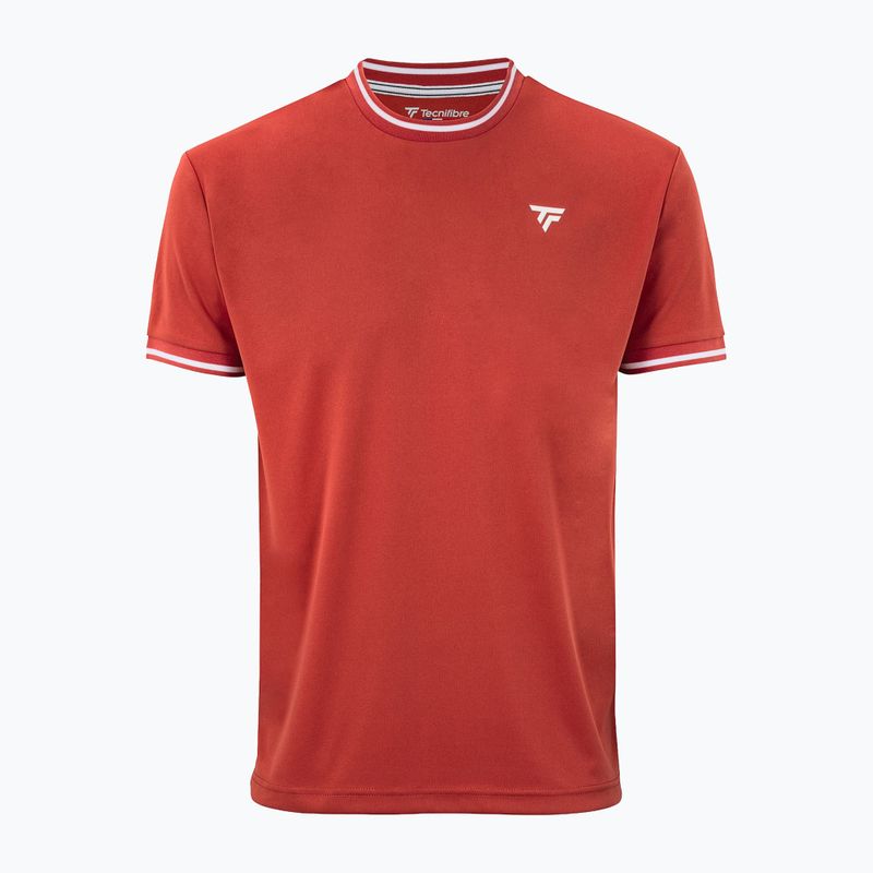 Pánske tenisové tričko Tecnifibre Team Tech terracotta 4