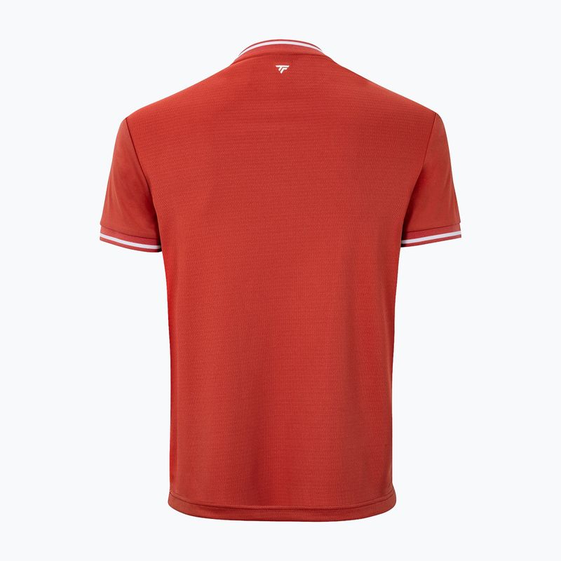 Pánske tenisové tričko Tecnifibre Team Tech terracotta 5