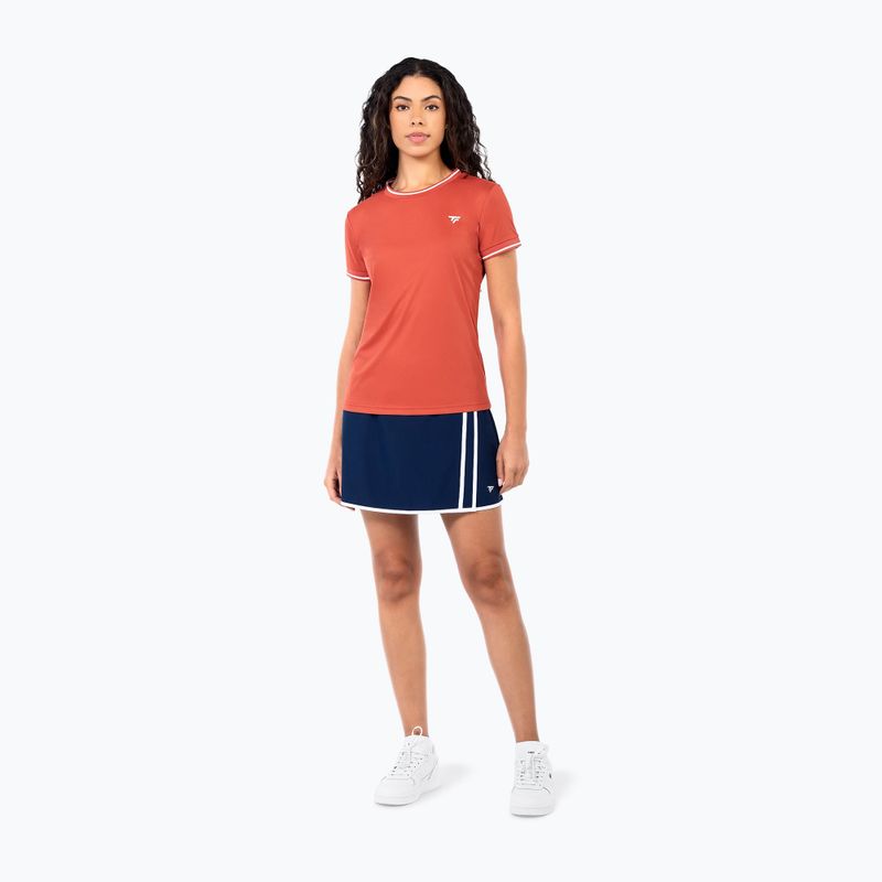 Dámske tenisové tričko Tecnifibre Team Tech terracotta 2