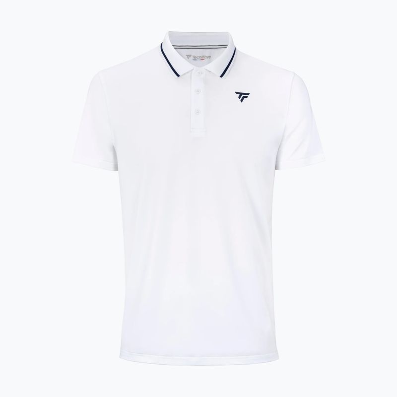 Pánske tenisové polo tričko Tecnifibre Team Tech Polo white 4