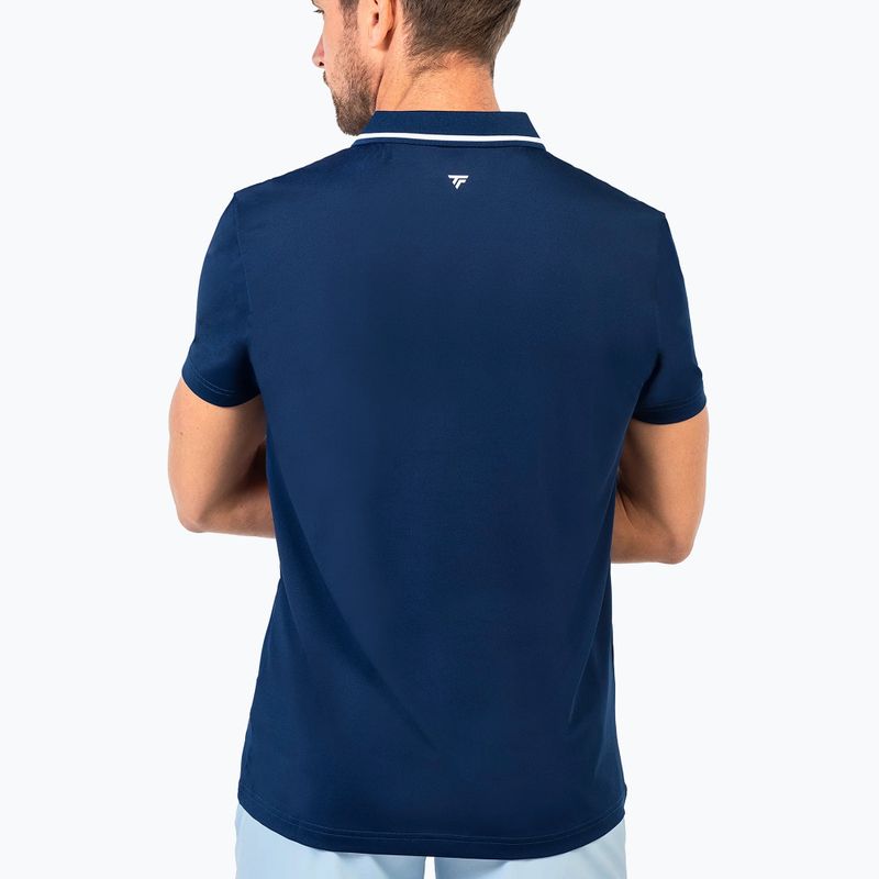 Pánske tenisové polo tričko Tecnifibre Team Tech Polo navy blue 3