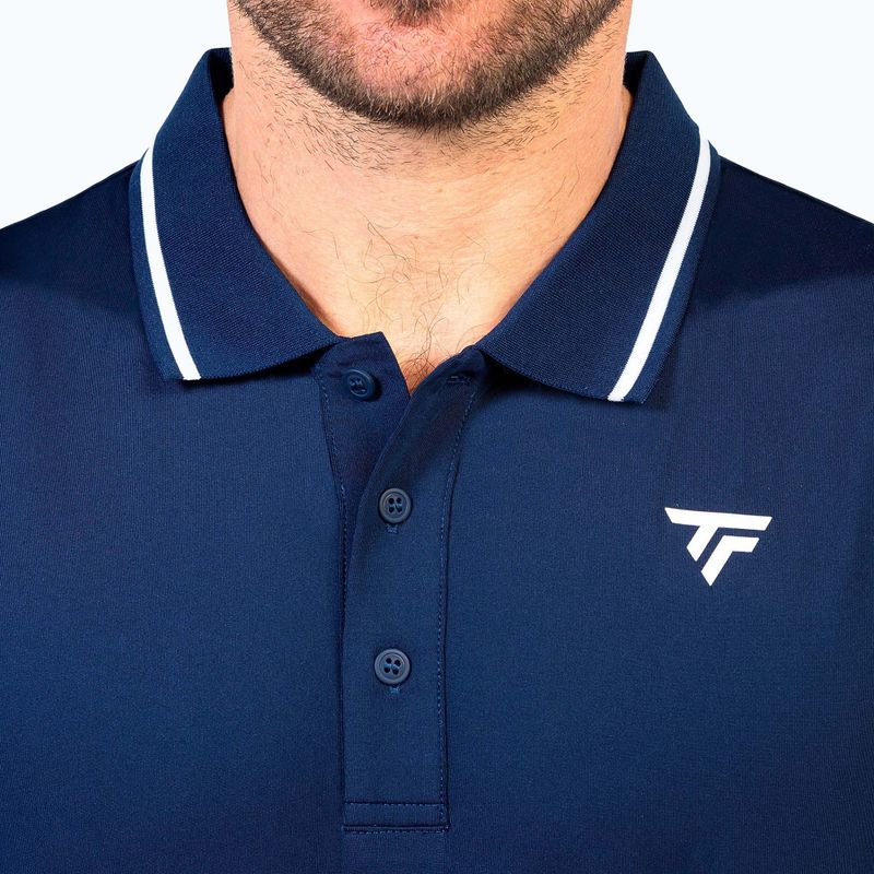 Pánske tenisové polo tričko Tecnifibre Team Tech Polo navy blue 4