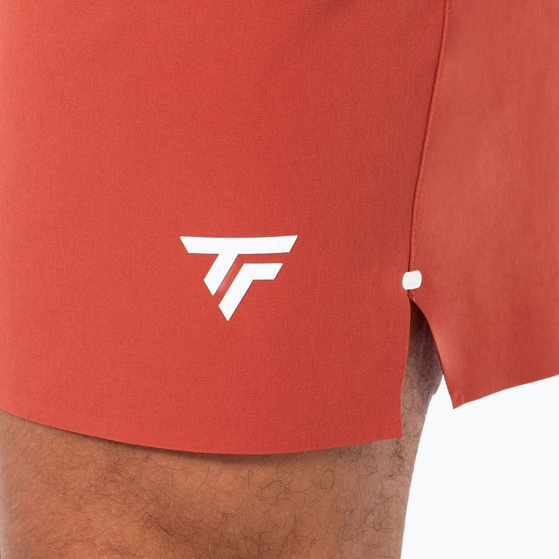 Pánske tenisové šortky Tecnifibre Team Stretch Short terracotta 3