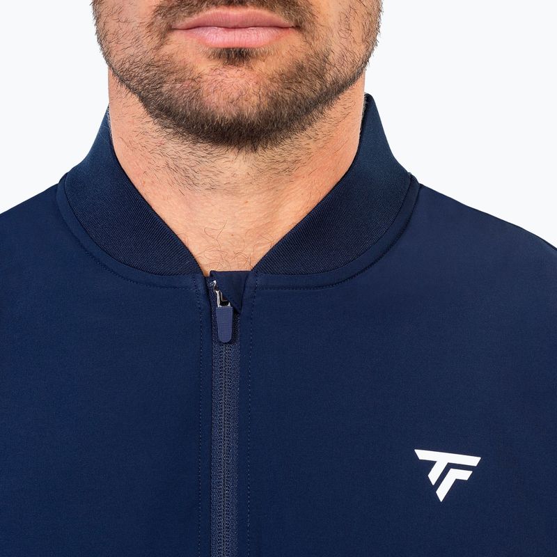 Pánska tenisová mikina Tecnifibre Team Light Jacket navy blue 3
