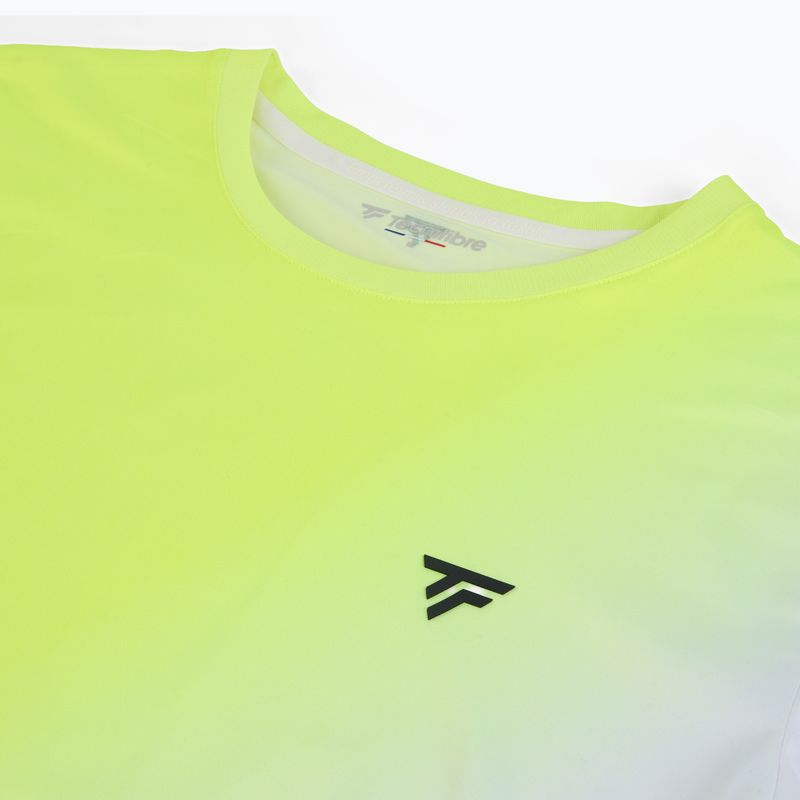 Pánske tenisové tričko Tecnifibre X-Loop Tee white/yellow 6