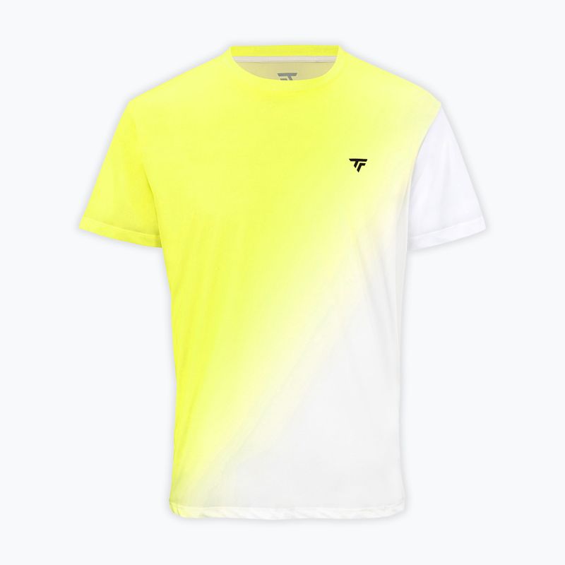 Pánske tenisové tričko Tecnifibre X-Loop Tee white/yellow 4
