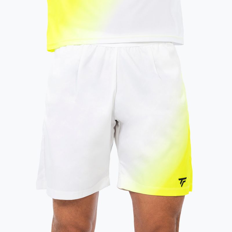 Pánske tenisové šortky Tecnifibre X-Loop white/yellow 3