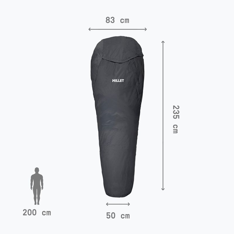 Asfaltový kempingový vak Millet Bivy Bag 5