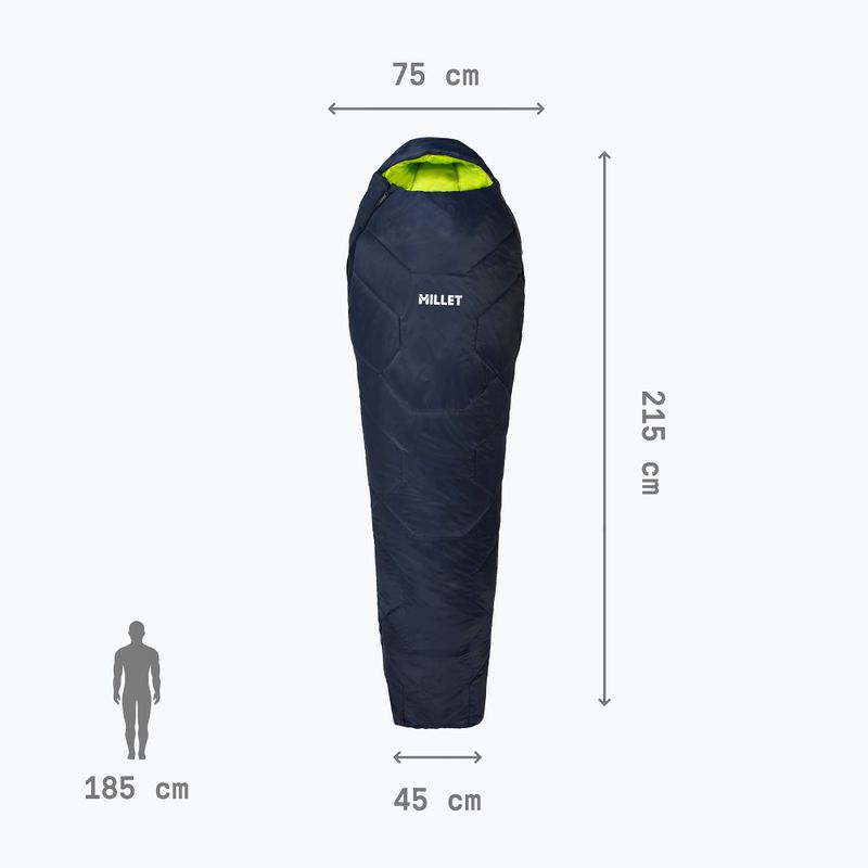 Spací vak Millet Baikal 1100 Regular saphir 4