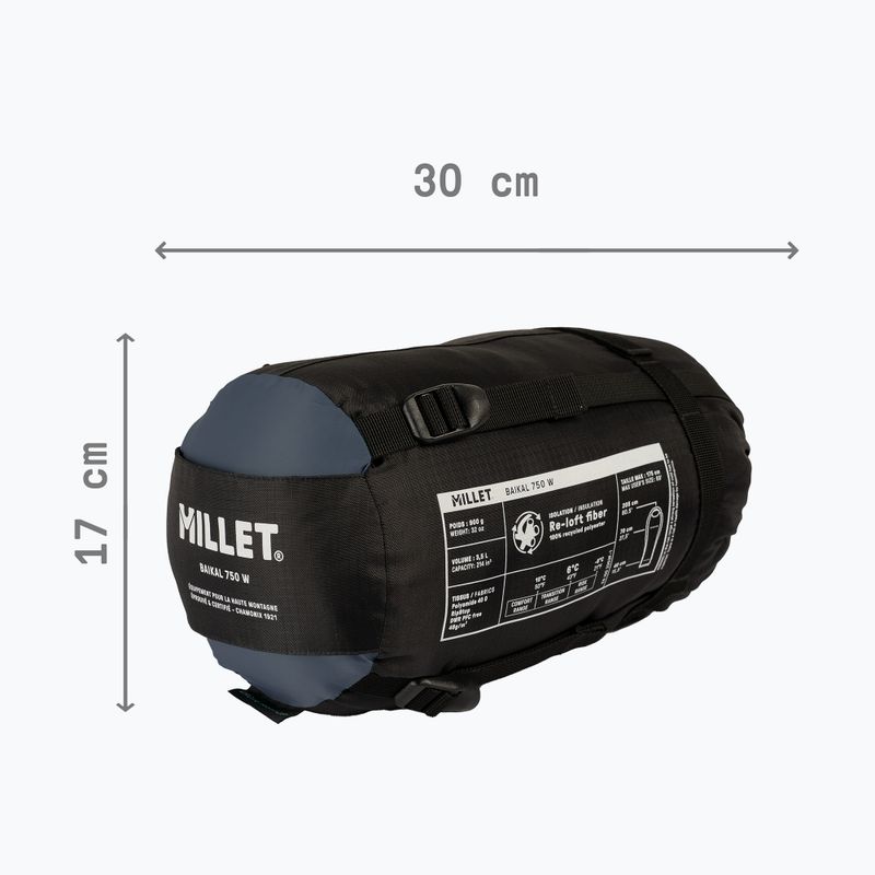 Dámsky spací vak Millet Baikal 750 saphir 5