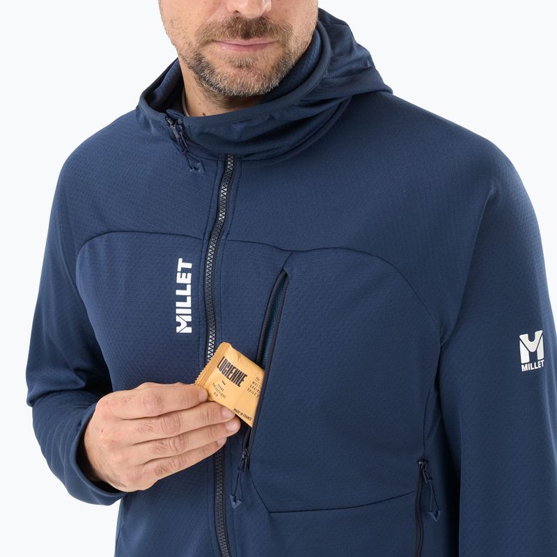 Pánska trekingová mikina Millet Lokka Hoodie III sapphire 5