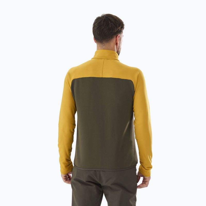 Pánska mikina Millet Seneca Fleece deep jungle/safran 3