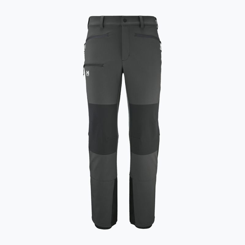 Pánske turistické nohavice Millet Magma dark grey/ black