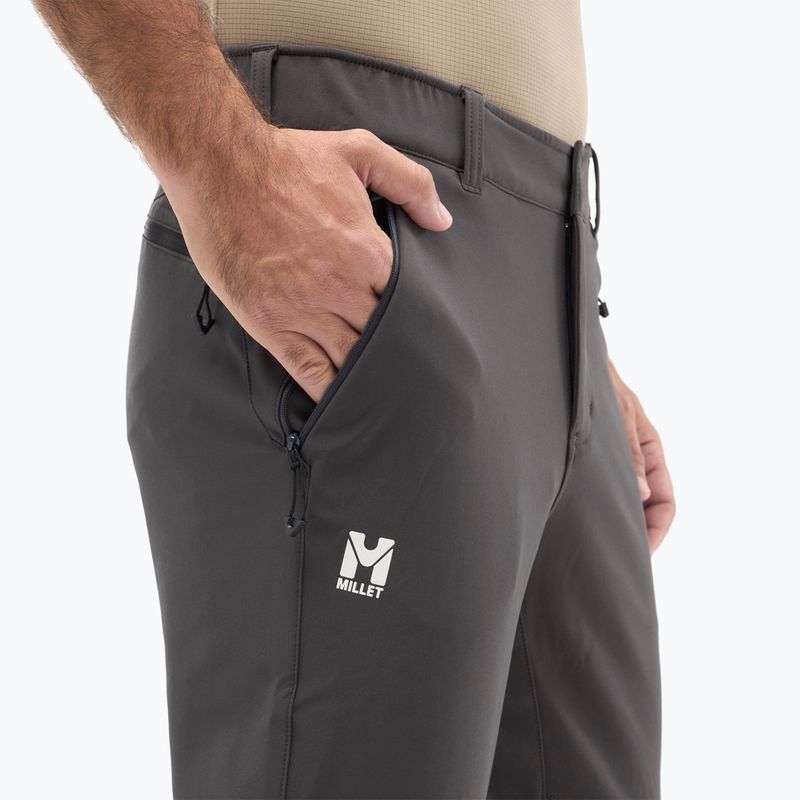 Pánske turistické nohavice Millet Lapiaz dark grey/ black 4