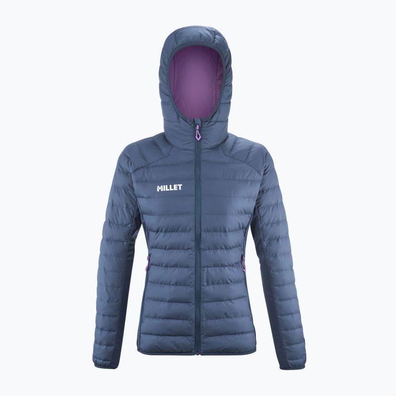 Dámska zateplená bunda Millet Fitz Roy Warm Hoodie dark denim 7