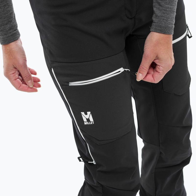 Dámske skialpové nohavice Millet M White Shield black 5