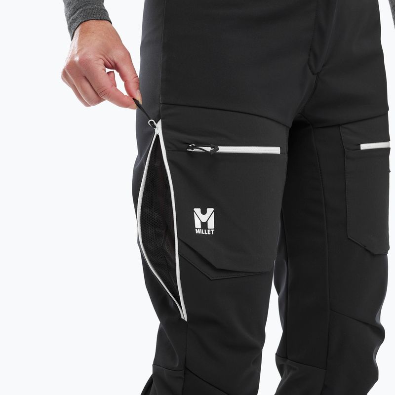 Dámske skialpové nohavice Millet M White Shield black 6