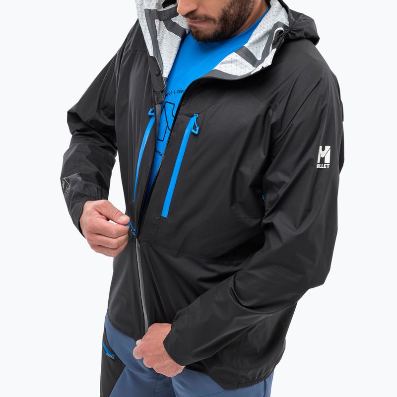 Pánska nepremokavá bunda Millet Wanaka Light 2.5L black 3