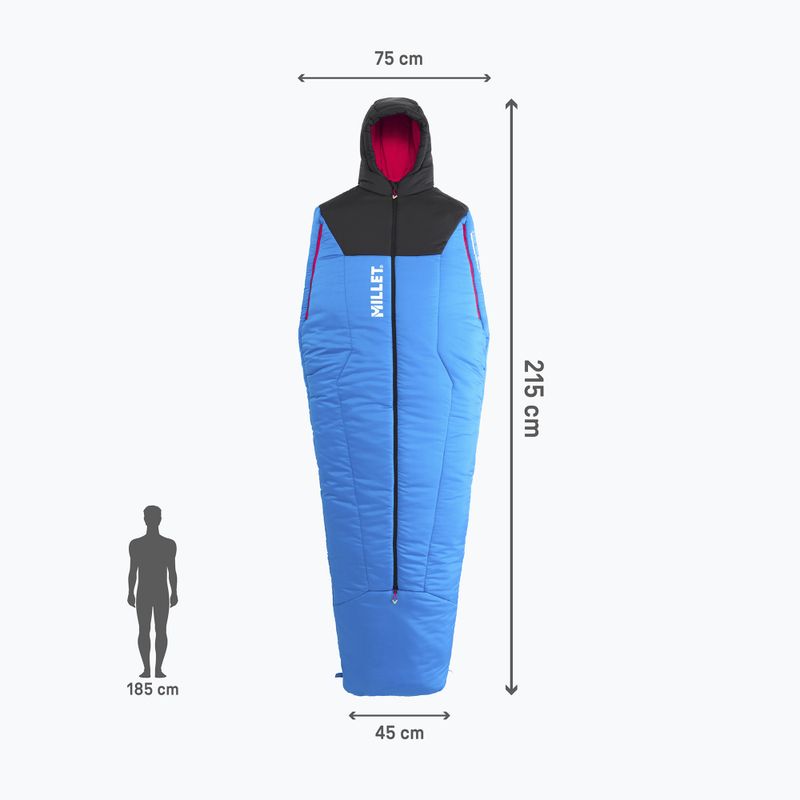 Spacák Millet Bossons -10 Regular icon blue/black 4
