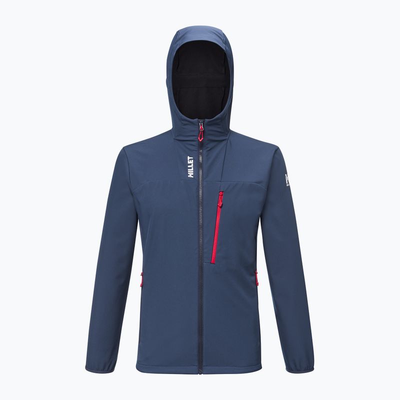 Pánska softshellová bunda Millet Seneca Shield Hoodie saphir 11