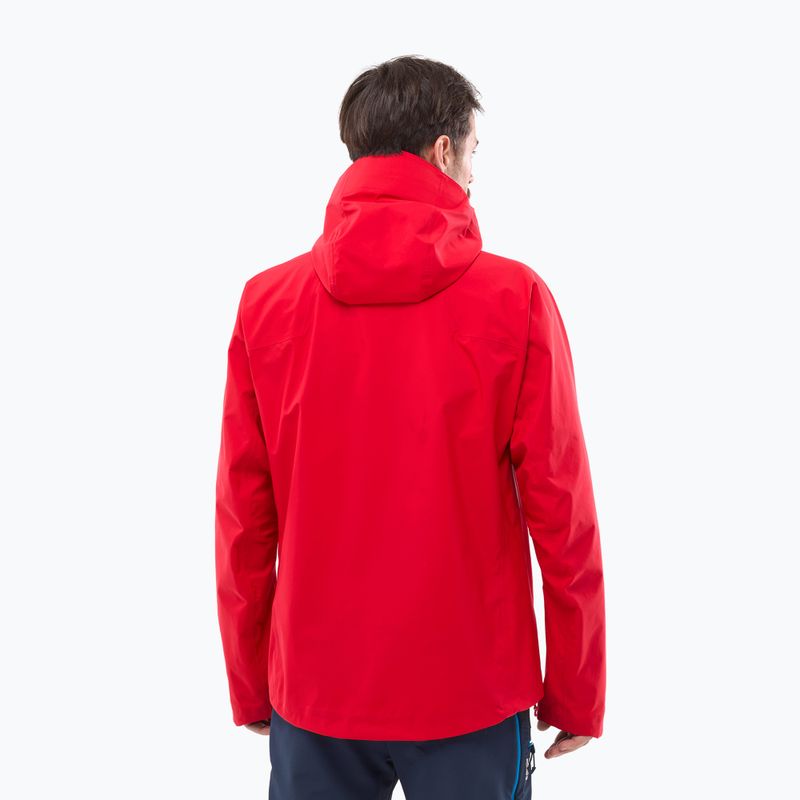Pánska nepremokavá bunda Millet Kamet Gore-Tex red 3