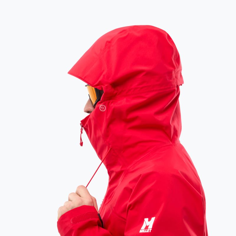 Pánska nepremokavá bunda Millet Kamet Gore-Tex red 4