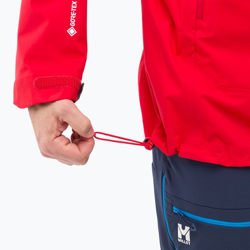 Pánska nepremokavá bunda Millet Kamet Gore-Tex red 9
