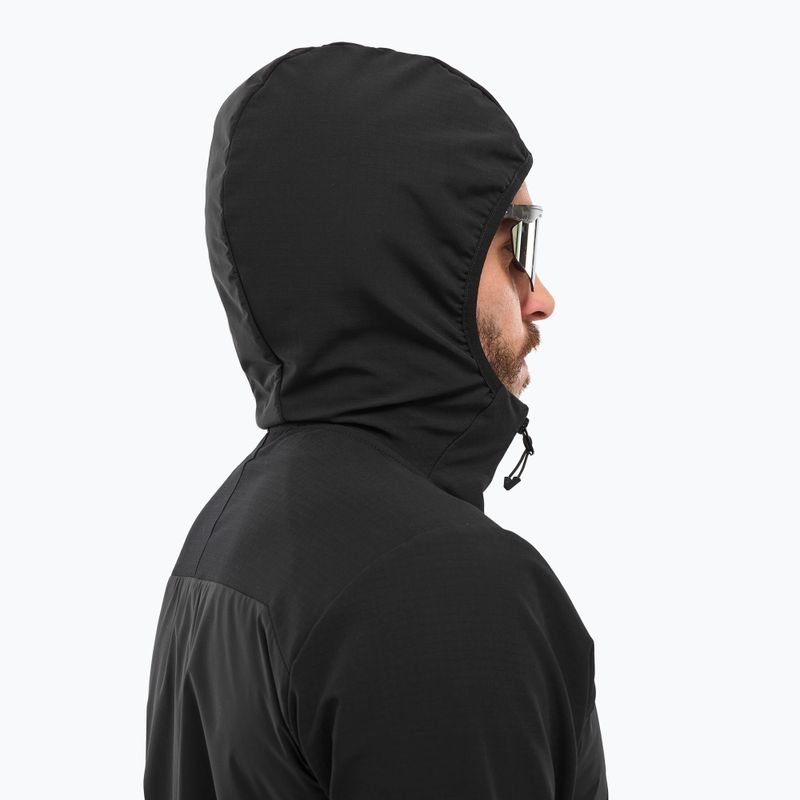 Pánska hybridná bunda Millet Seneca Hybrid Hoodie Softshell black 5