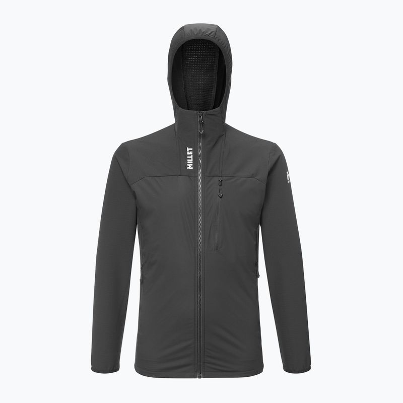 Pánska hybridná bunda Millet Seneca Hybrid Hoodie Softshell black 6