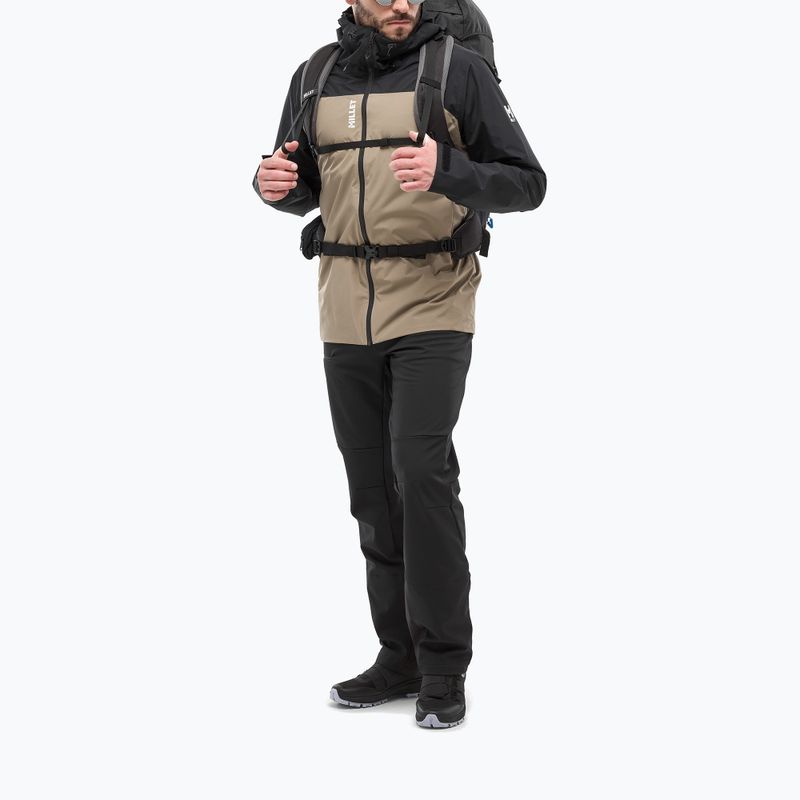 Pánska nepremokavá bunda Millet Seneca GTX 2L dorite/black 2