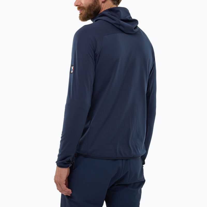 Pánska fleecová mikina Millet Trilogy Icon Lightgrid Hoodie saphir 3