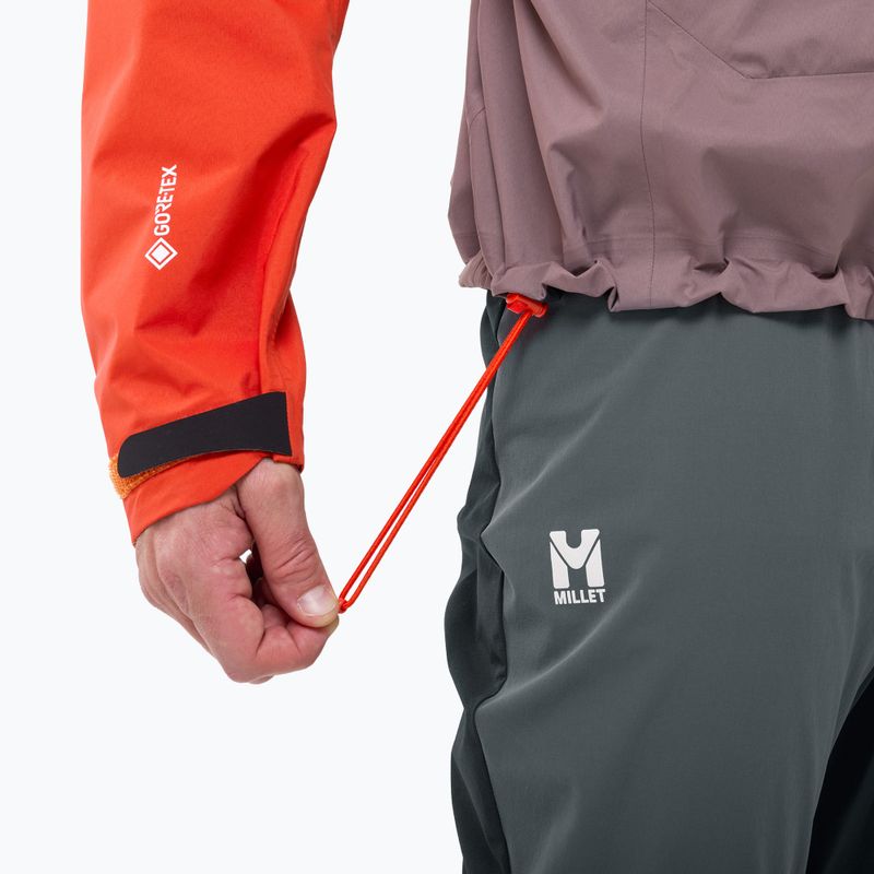 Pánska nepremokavá bunda Millet Kamet Gore-Tex Jacket paprika/pepper 9