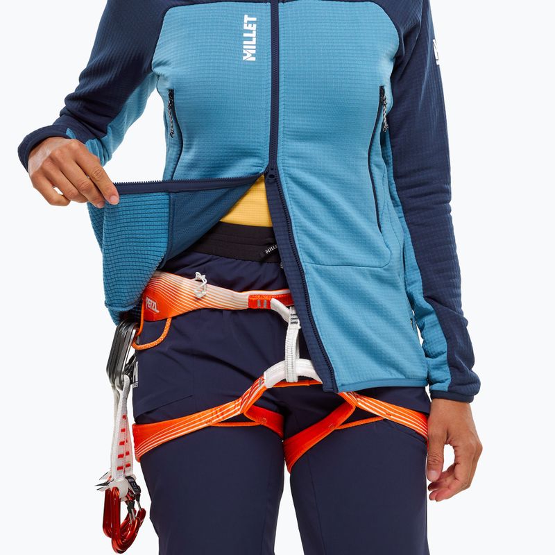 Dámska mikina Millet Fusion Grid Hoodie coronet blue/saphir 5